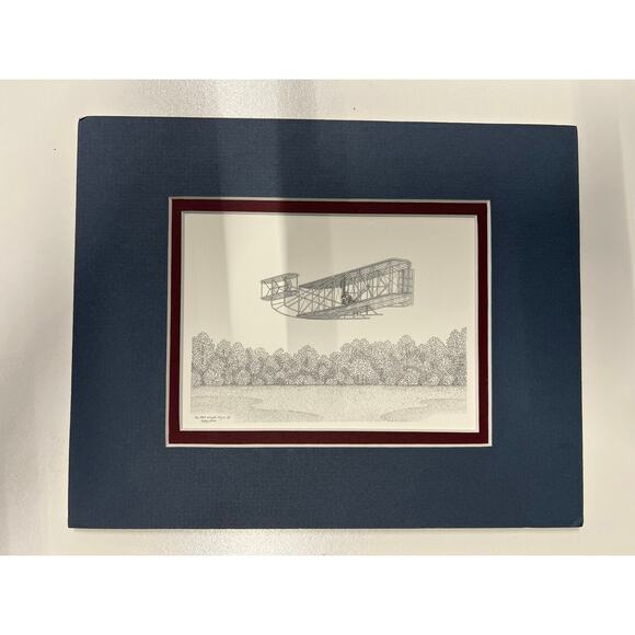 The 1905 Wright Flyer III over Huffman Prairie, Dayton Ohio by Kathy Gross - Picture 2 of 7